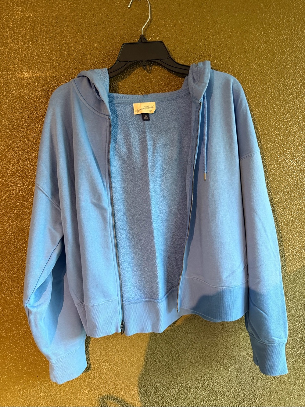 Universal Thread Light Blue Fleece Zip Hoodie